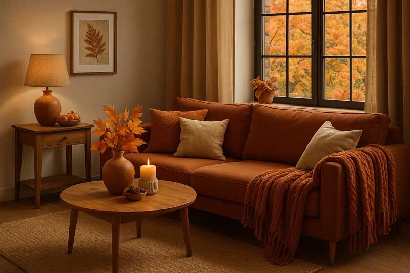 Breng-de-Herfst-in-Huis-Warme-Kleuren-en-Zachte-Stoffen-voor-een-Gezellig-Interieur